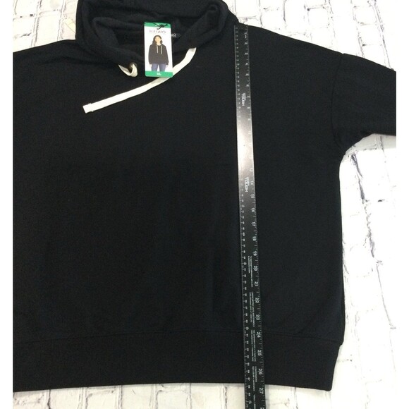 Buffalo David Bitton Sweatshirt Women’s Size XL Color Black Hooded - Picture 6 of 9